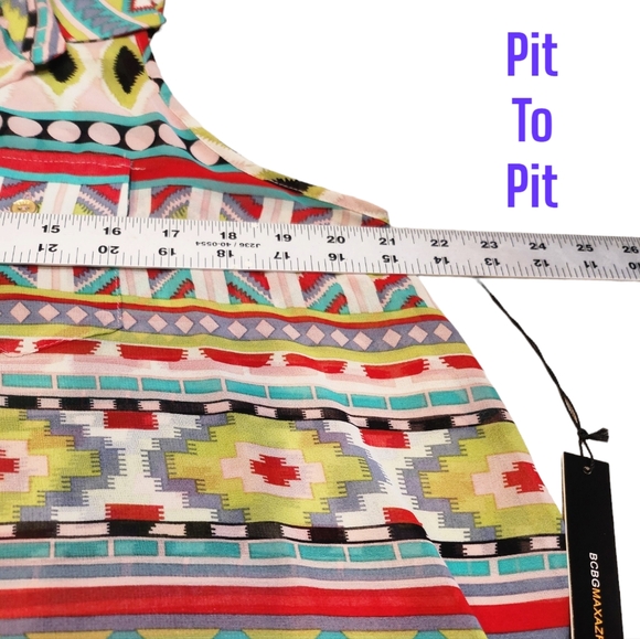 NWT BCBGMAXAZRIA Soft Guatemalan Sheer Sleeveless Collared Button-Up Tunic Sz M - Picture 13 of 15